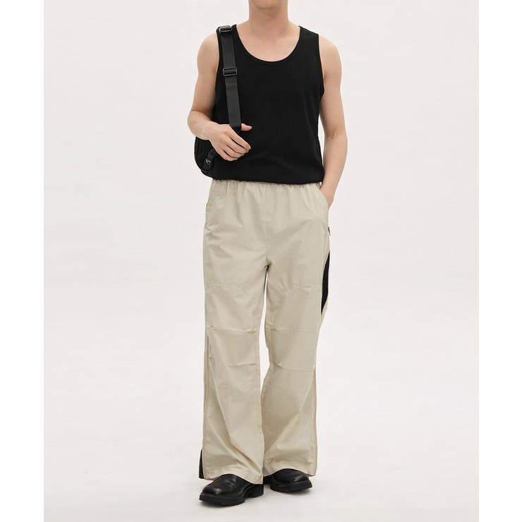 韓国風ノースリーブTシャツメンズ無地 ゆったりトップスおしゃれ 肩出しトップス男… | SUNSHINE CLOSET | 詳細画像8 