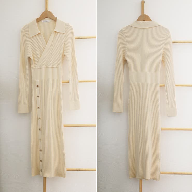 カシュクールニットワンピース レディース | SUNSHINE CLOSET | 詳細画像17 