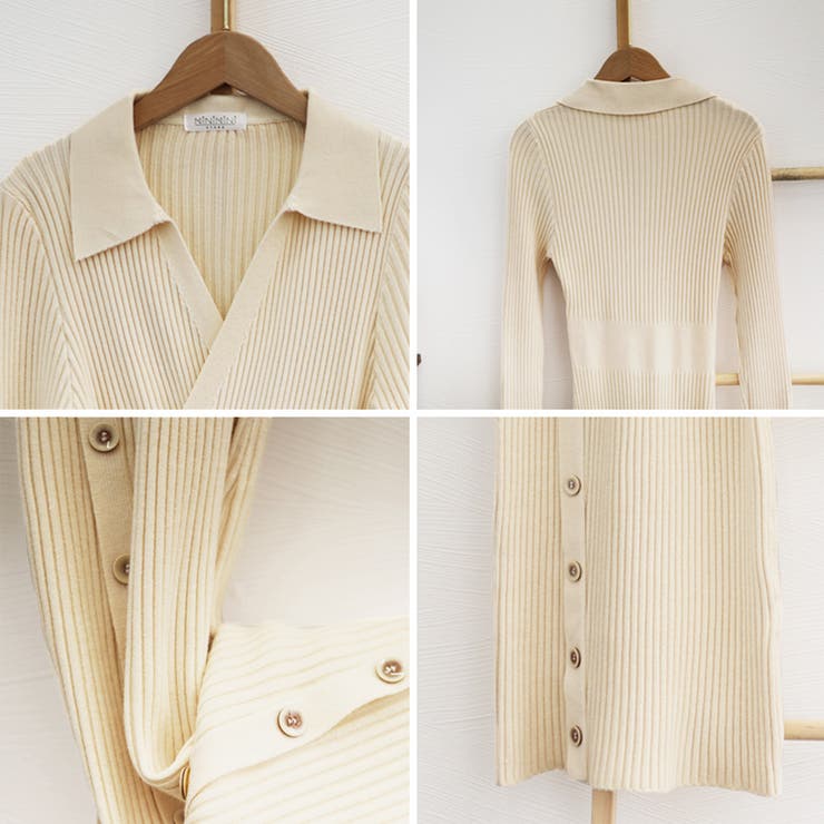 カシュクールニットワンピース レディース | SUNSHINE CLOSET | 詳細画像18 