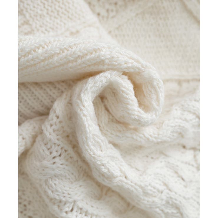 ケーブル編みニットトップス バックリボン | SUNSHINE CLOSET | 詳細画像24 