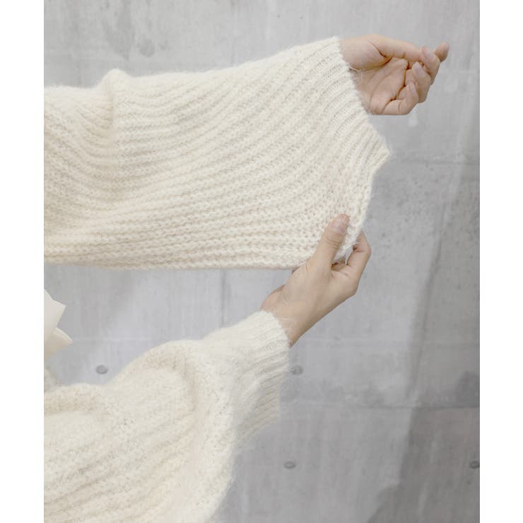 ビッグリボンタイニットプルオーバー韓国風 | SUNSHINE CLOSET | 詳細画像28 