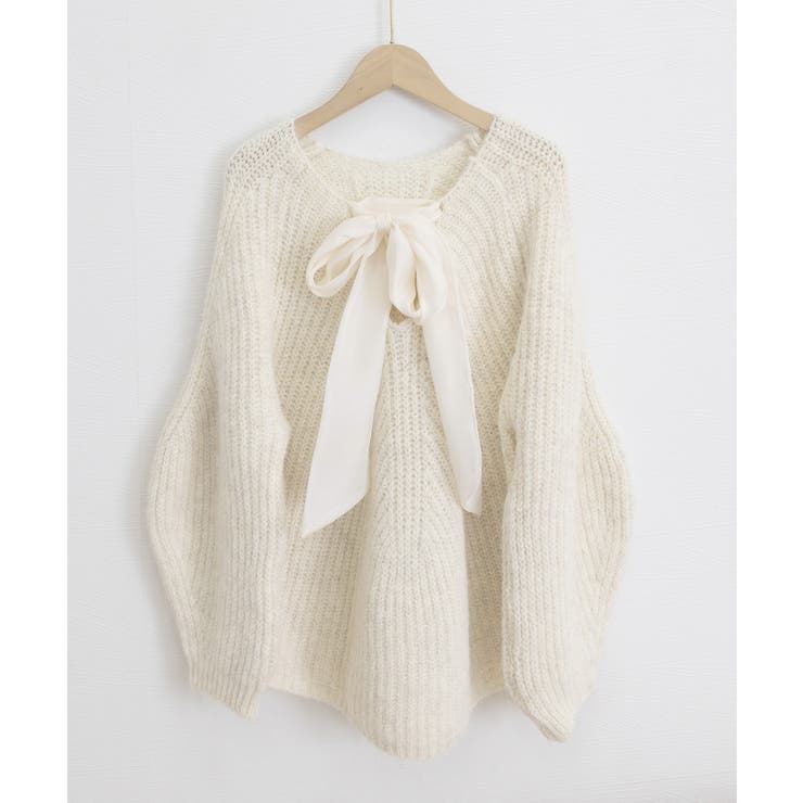 ビッグリボンタイニットプルオーバー韓国風 | SUNSHINE CLOSET | 詳細画像29 