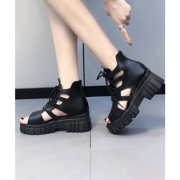 厚底グラディエーターサンダル レディース | SUNSHINE CLOSET | 詳細画像3 