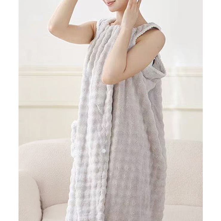 着れるバスローブタオル地レディース お風呂上がりタオルタンクワンピース ふわふわ… | SUNSHINE CLOSET | 詳細画像13 