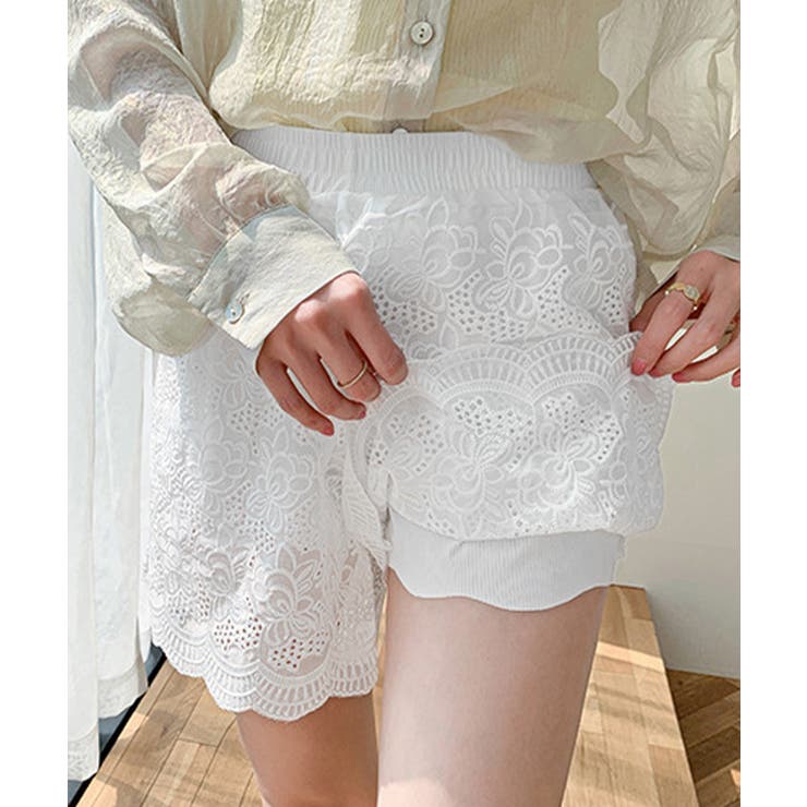 花柄レース ペチコートパンツ レディース | SUNSHINE CLOSET | 詳細画像2 