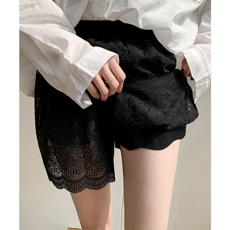 花柄レース ペチコートパンツ レディース | SUNSHINE CLOSET | 詳細画像6 