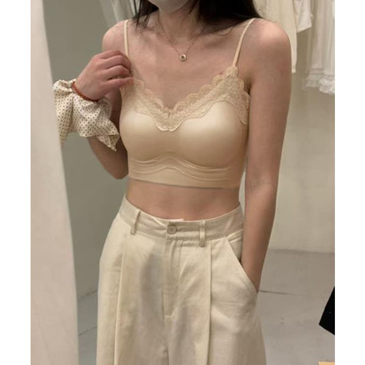 シームレスブラジャー ノンワイヤー レースブラトップ | SUNSHINE CLOSET | 詳細画像13 