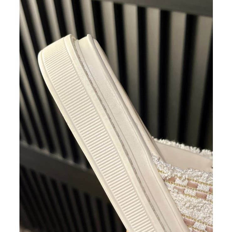 厚底サンダル パール付き クロスサンダル | SUNSHINE CLOSET | 詳細画像19 