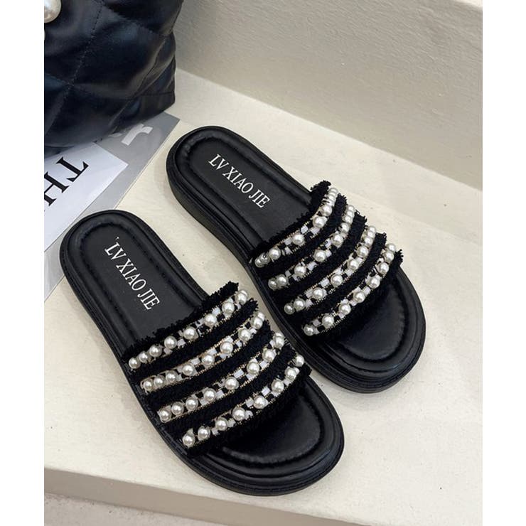 パールサンダル韓国 厚底サンダル疲れない | SUNSHINE CLOSET | 詳細画像15 