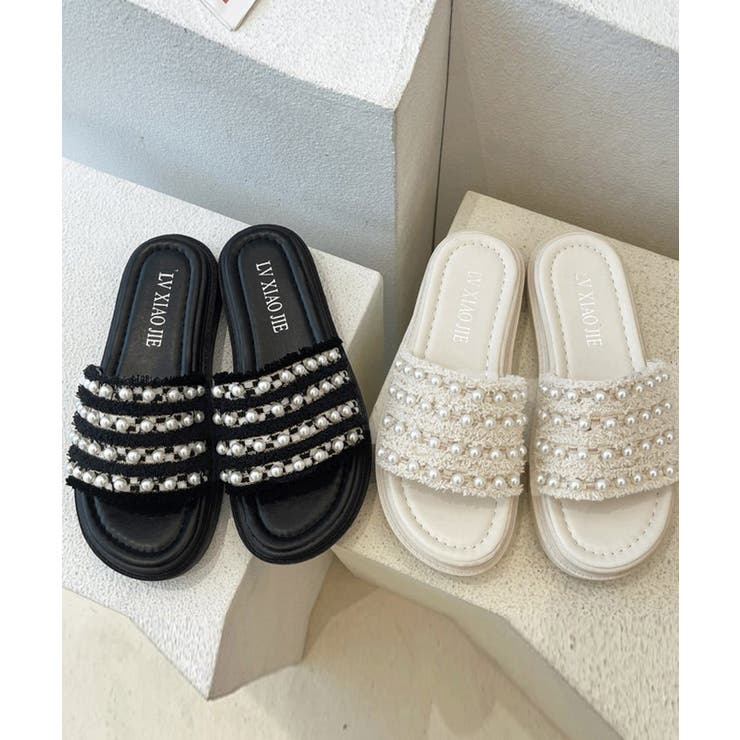 パールサンダル韓国 厚底サンダル疲れない | SUNSHINE CLOSET | 詳細画像2 