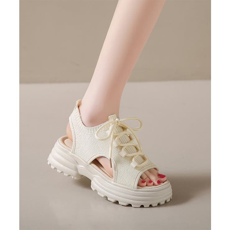 厚底スポーツサンダル レディース 韓国風 | SUNSHINE CLOSET | 詳細画像10 