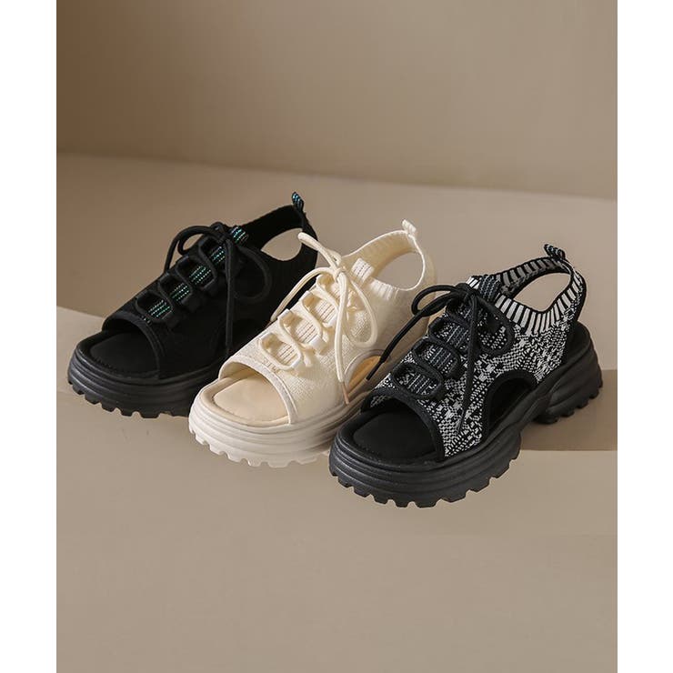 厚底スポーツサンダル レディース 韓国風 | SUNSHINE CLOSET | 詳細画像15 