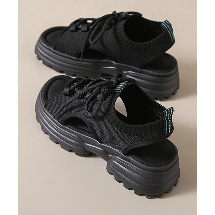 厚底スポーツサンダル レディース 韓国風 | SUNSHINE CLOSET | 詳細画像17 