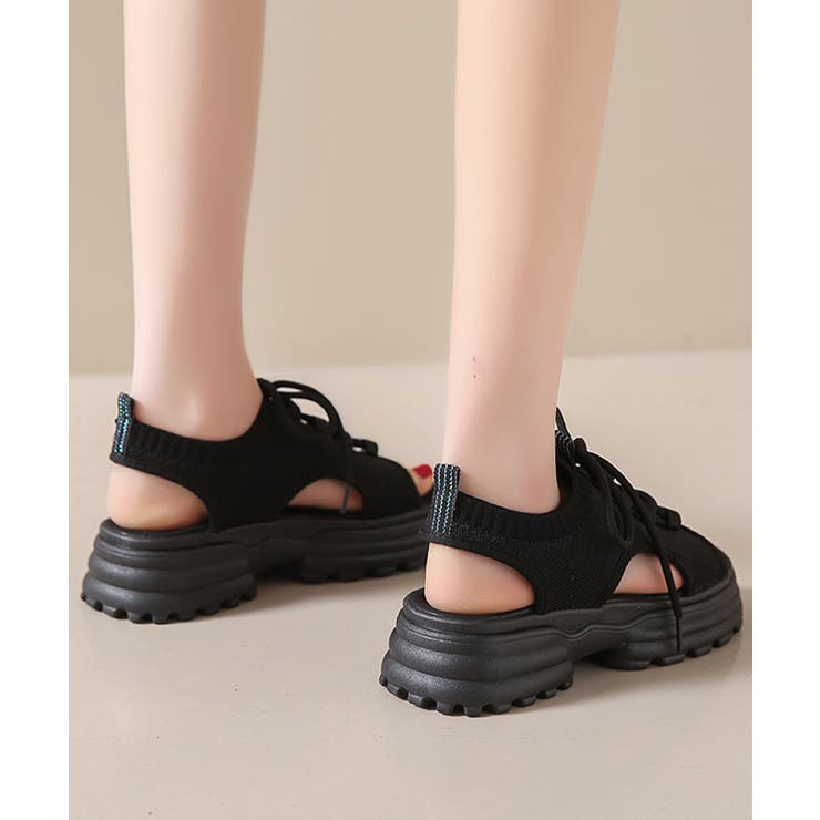 厚底スポーツサンダル レディース 韓国風 | SUNSHINE CLOSET | 詳細画像3 