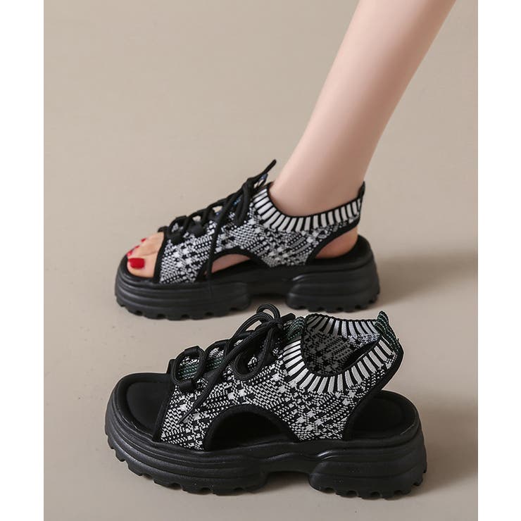 厚底スポーツサンダル レディース 韓国風 | SUNSHINE CLOSET | 詳細画像5 