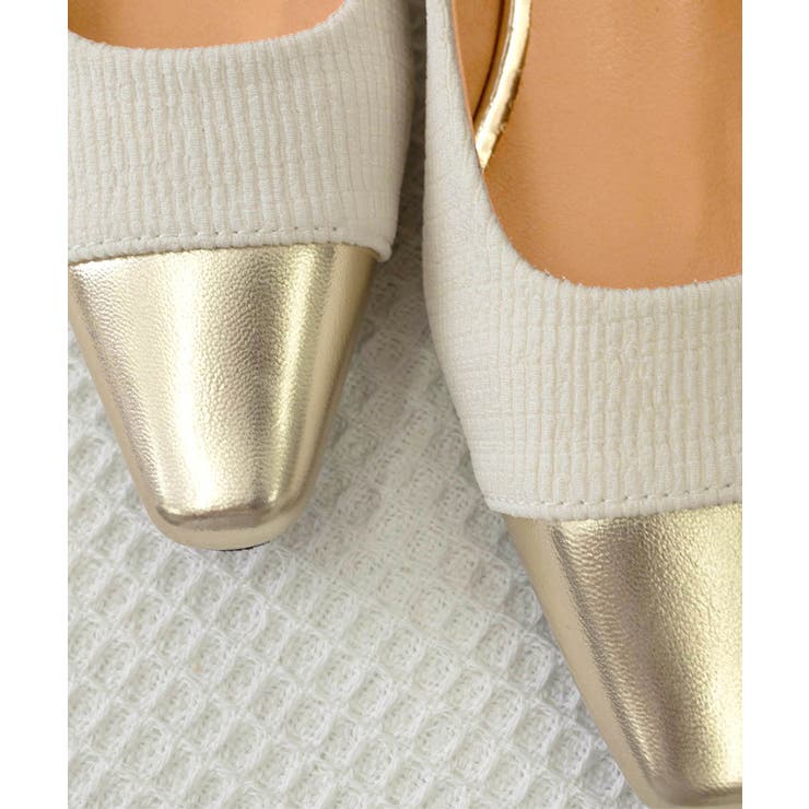 つま先切り替えパンプス配色ニットパンプス | SUNSHINE CLOSET | 詳細画像19 