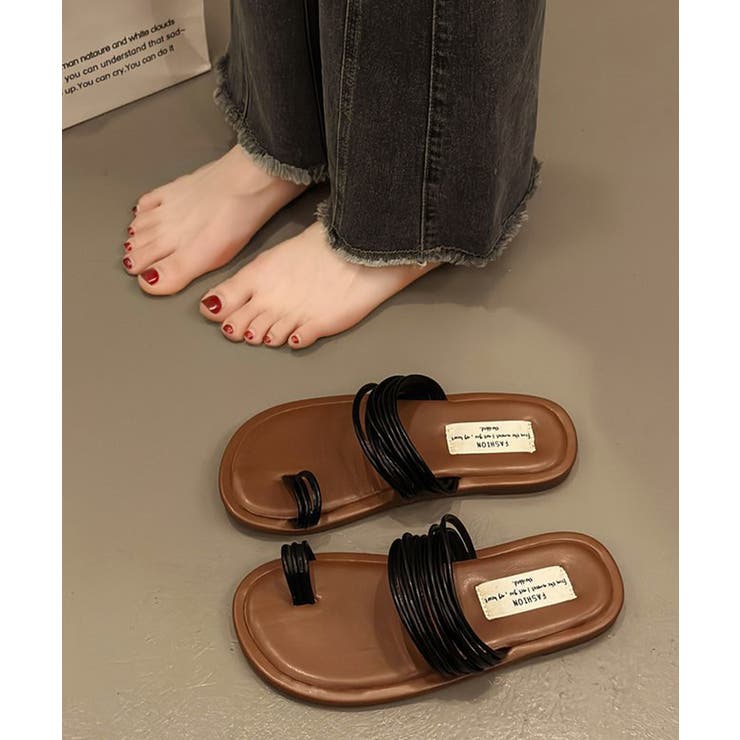 トングサンダル コードストラップサンダル | SUNSHINE CLOSET | 詳細画像4 