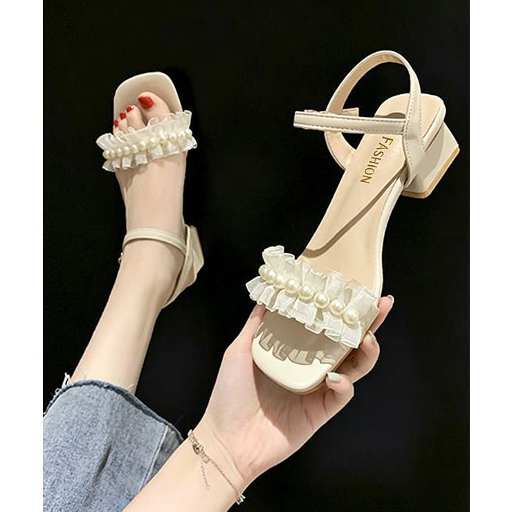 チャンキーヒールサンダル レディース 歩きやすいサンダル | SUNSHINE CLOSET | 詳細画像14 