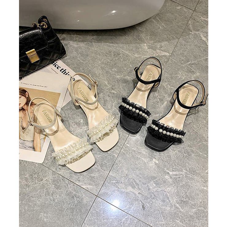 チャンキーヒールサンダル レディース 歩きやすいサンダル | SUNSHINE CLOSET | 詳細画像16 
