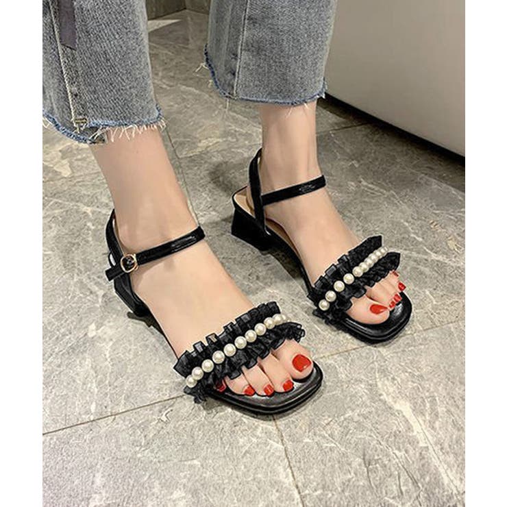 チャンキーヒールサンダル レディース 歩きやすいサンダル | SUNSHINE CLOSET | 詳細画像4 