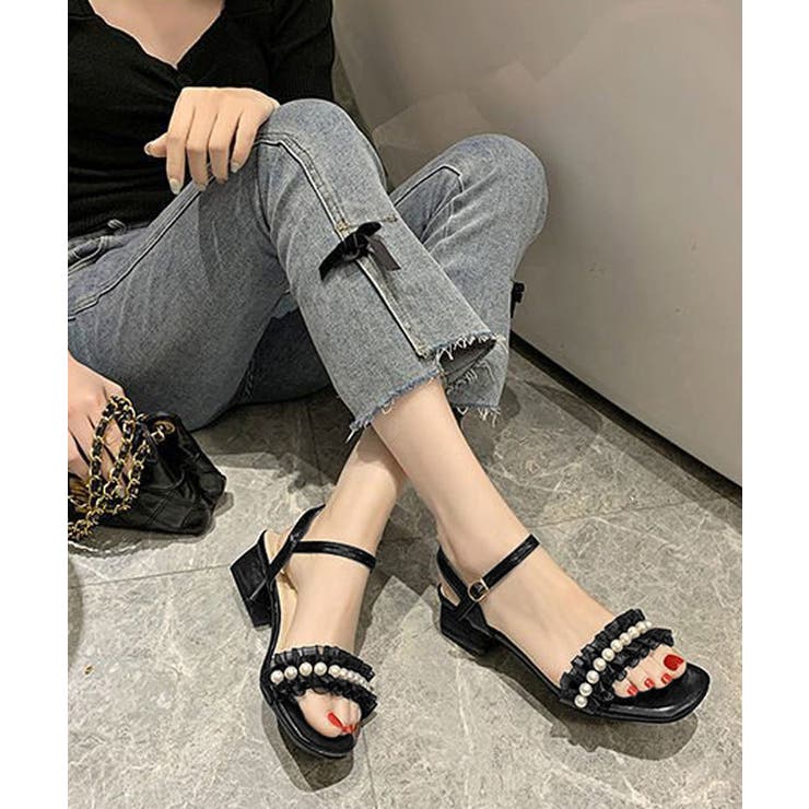 チャンキーヒールサンダル レディース 歩きやすいサンダル | SUNSHINE CLOSET | 詳細画像5 