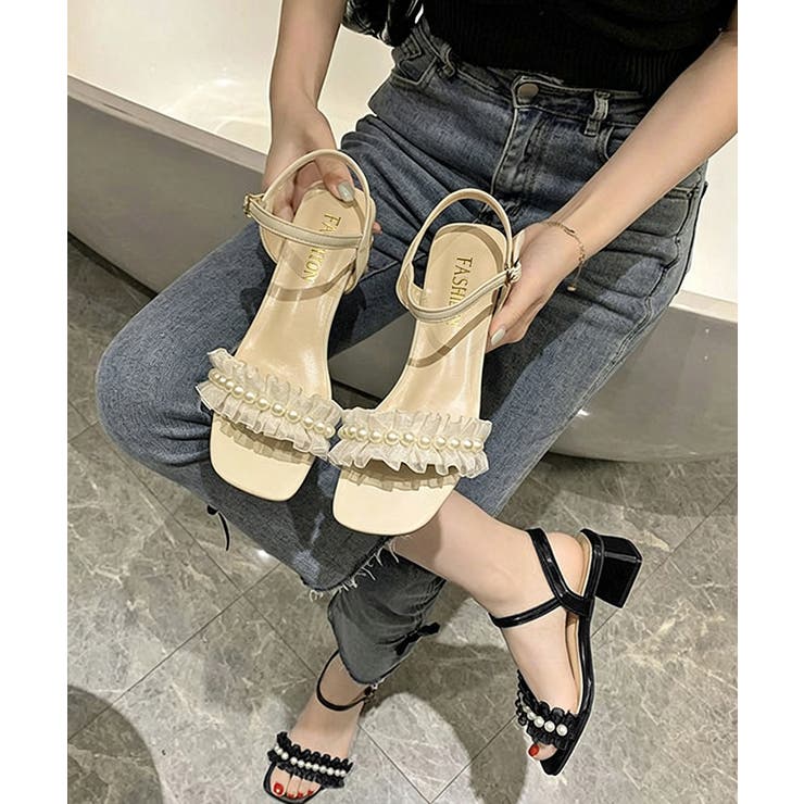 チャンキーヒールサンダル レディース 歩きやすいサンダル | SUNSHINE CLOSET | 詳細画像8 