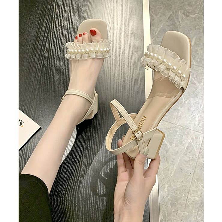チャンキーヒールサンダル レディース 歩きやすいサンダル | SUNSHINE CLOSET | 詳細画像9 
