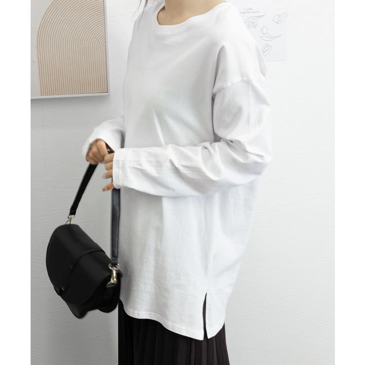 レディースロングtシャツ重ね着カットソー | SUNSHINE CLOSET | 詳細画像11 