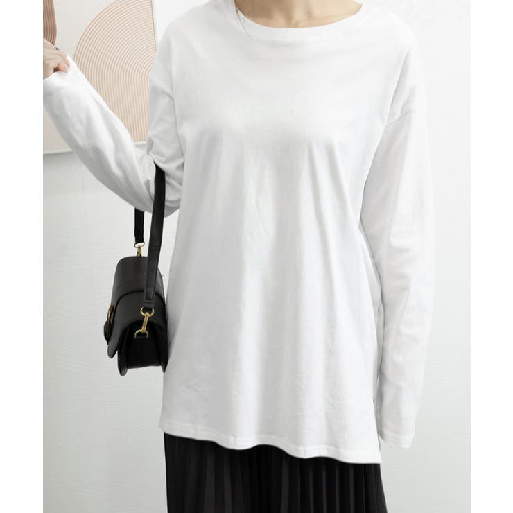 レディースロングtシャツ重ね着カットソー | SUNSHINE CLOSET | 詳細画像8 