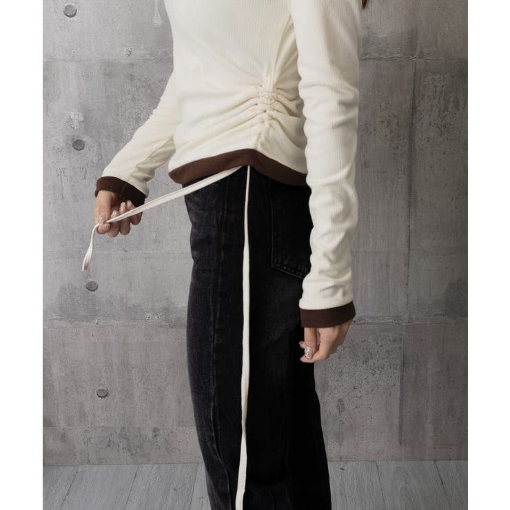 レイヤード風トップス長袖Tシャツ 韓国風 | SUNSHINE CLOSET | 詳細画像18 