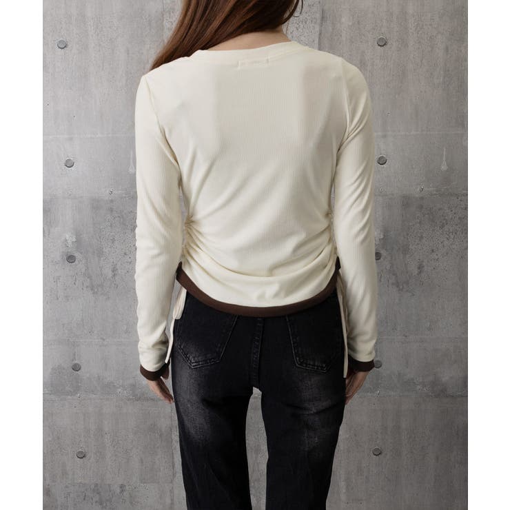 レイヤード風トップス長袖Tシャツ 韓国風 | SUNSHINE CLOSET | 詳細画像19 