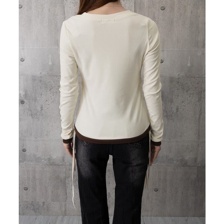 レイヤード風トップス長袖Tシャツ 韓国風 | SUNSHINE CLOSET | 詳細画像20 