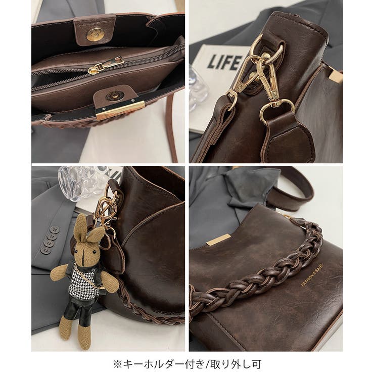 ショルダーバッグロープ編みハンドルバッグ | SUNSHINE CLOSET | 詳細画像20 