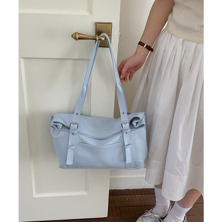 レディース 大容量肩掛けバッグ ソフトレザー通勤通学ショルダーバッグ | SUNSHINE CLOSET | 詳細画像10 