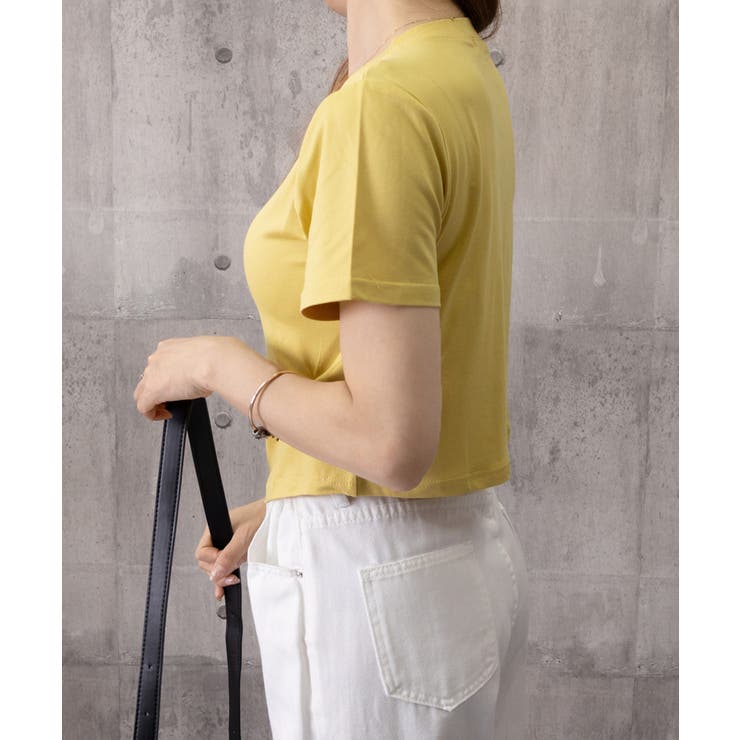 ウエストタックtシャツレディース カジュアルトップス春夏 シンプルカットソー無地 | SUNSHINE CLOSET | 詳細画像16 