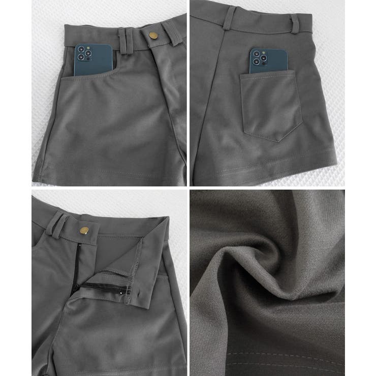 ウール風ショートパンツハイウエスト短パン | SUNSHINE CLOSET | 詳細画像17 