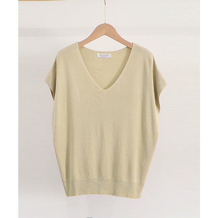 フレンチスリーブ ニットソー 体型カバー | SUNSHINE CLOSET | 詳細画像32 