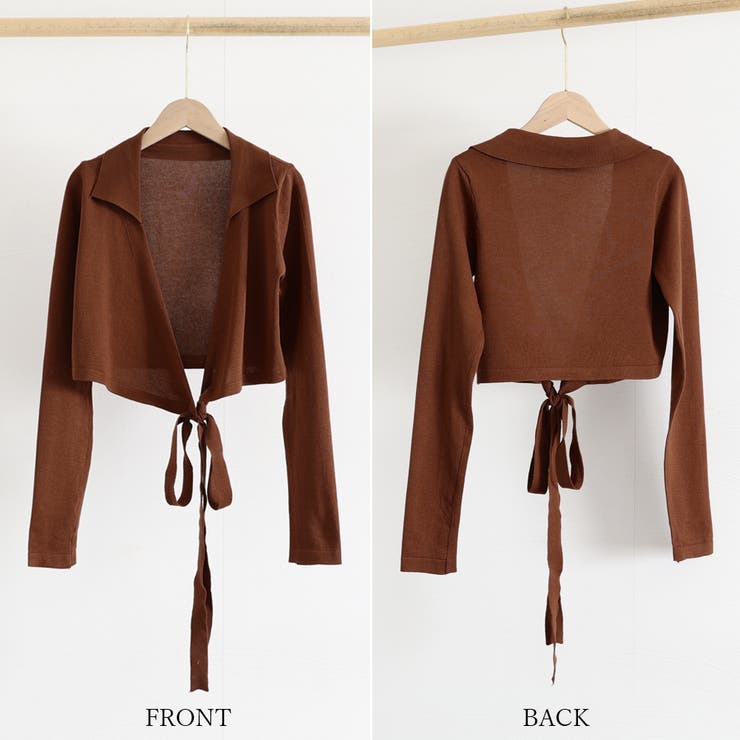 カシュクールニット 着やせトップス 韓国 | SUNSHINE CLOSET | 詳細画像3 