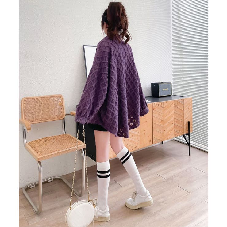 ハートジャガードシャツカーディガン春夏秋 | SUNSHINE CLOSET | 詳細画像16 