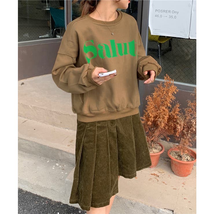 英字ロゴトレーナー裏起毛スウェット韓国風 | SUNSHINE CLOSET | 詳細画像13 