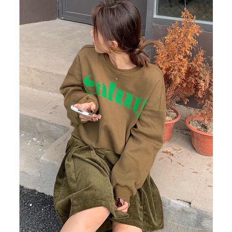 英字ロゴトレーナー裏起毛スウェット韓国風 | SUNSHINE CLOSET | 詳細画像14 