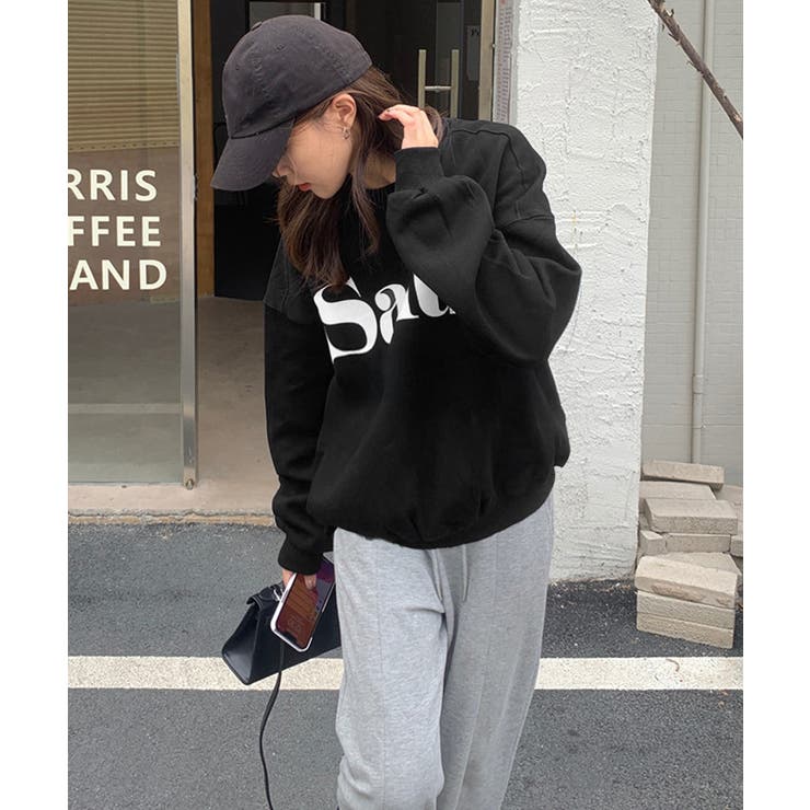 英字ロゴトレーナー裏起毛スウェット韓国風 | SUNSHINE CLOSET | 詳細画像6 