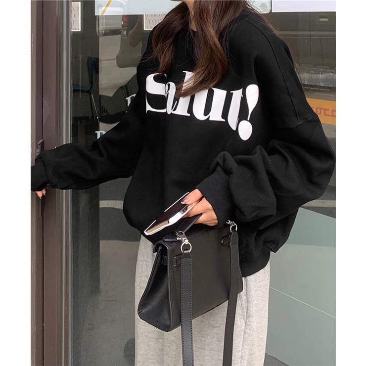 英字ロゴトレーナー裏起毛スウェット韓国風 | SUNSHINE CLOSET | 詳細画像7 