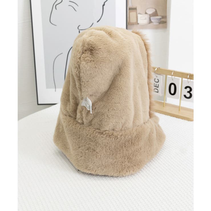 くまみみ帽子 マフラー付きファー帽子暖か | SUNSHINE CLOSET | 詳細画像12 