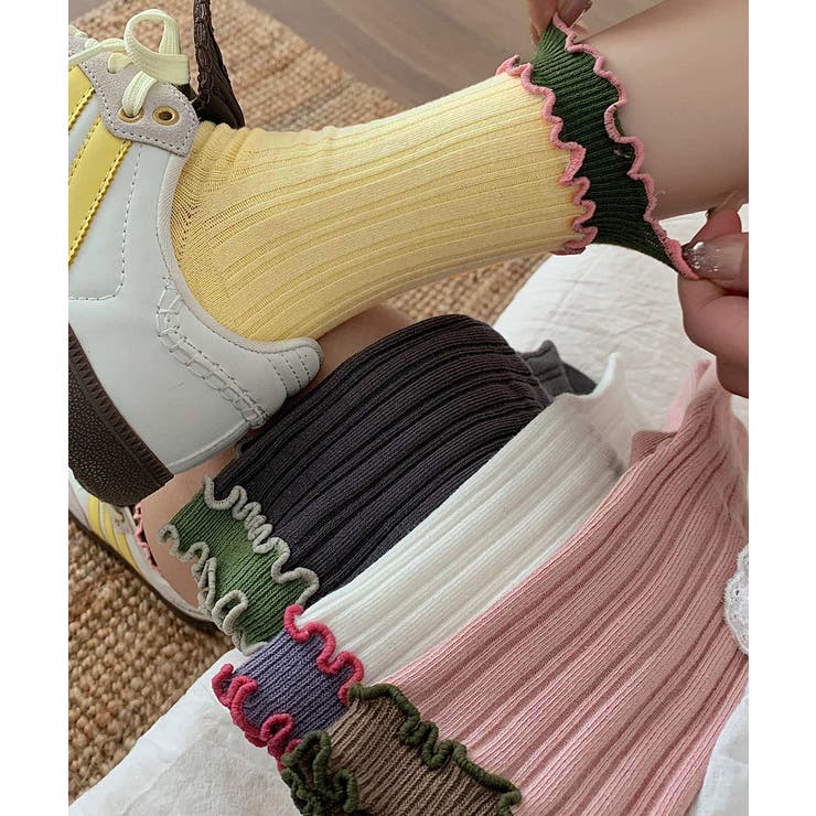 ダブルフリルソックス6足組 リブソックス | SUNSHINE CLOSET | 詳細画像16 