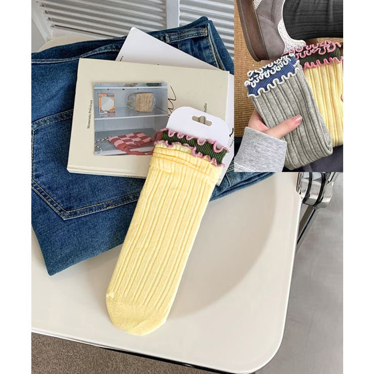 ダブルフリルソックス6足組 リブソックス | SUNSHINE CLOSET | 詳細画像26 