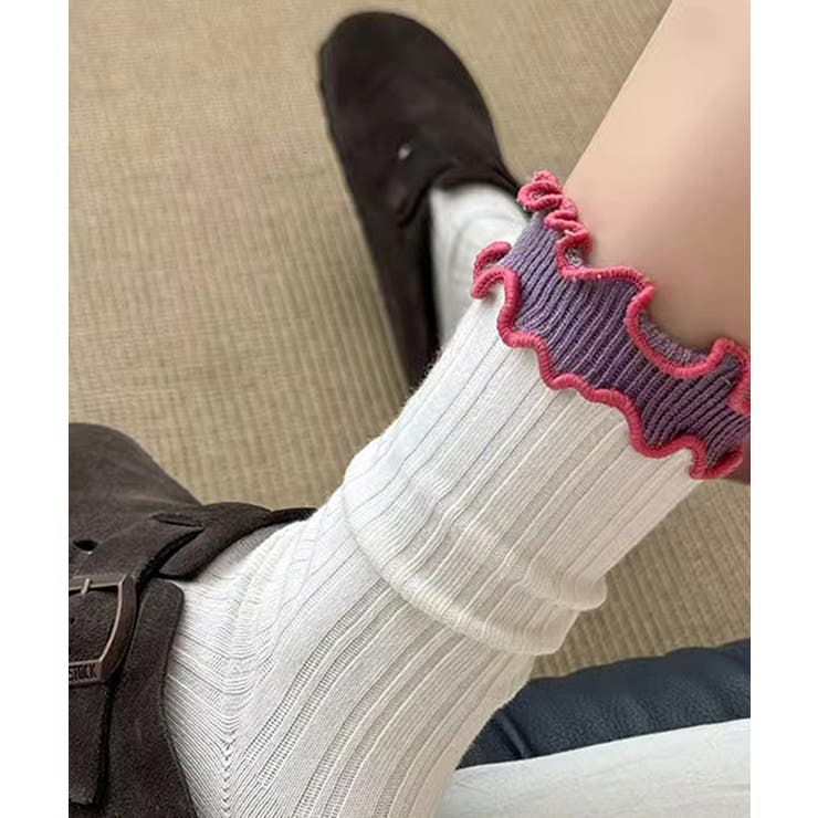 ダブルフリルソックス6足組 リブソックス | SUNSHINE CLOSET | 詳細画像5 