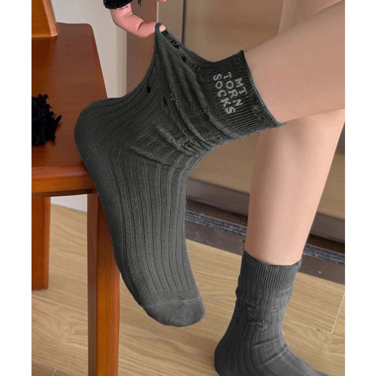 靴下セット韓国風サイドロゴソックス4足組 | SUNSHINE CLOSET | 詳細画像12 