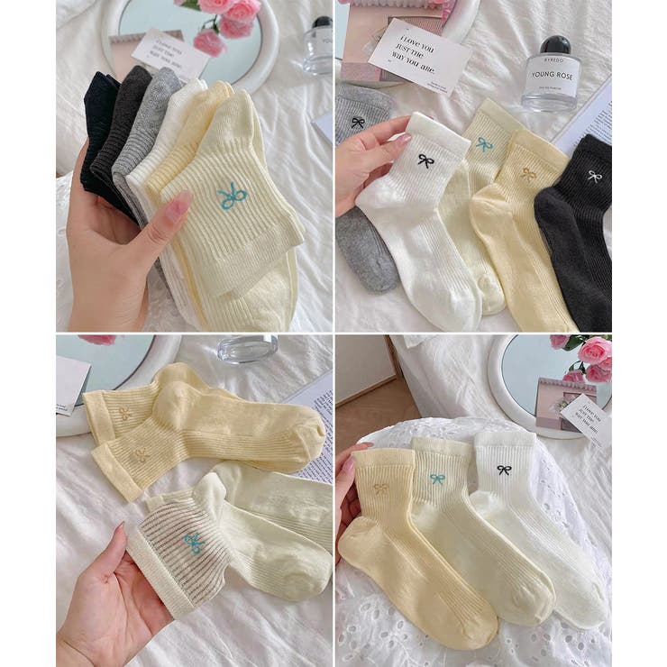 涼しい 大人可愛いリブソックス薄手 ローファー靴下レディース | SUNSHINE CLOSET | 詳細画像19 