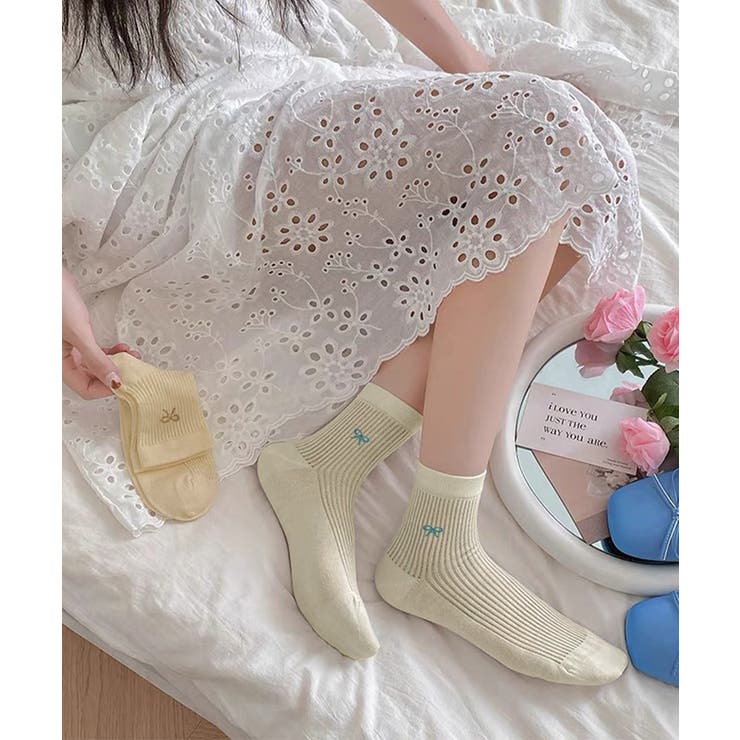 涼しい 大人可愛いリブソックス薄手 ローファー靴下レディース | SUNSHINE CLOSET | 詳細画像9 